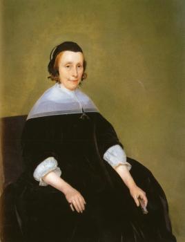 傑拉德 特 博爾奇 Portrait Of A Lady
